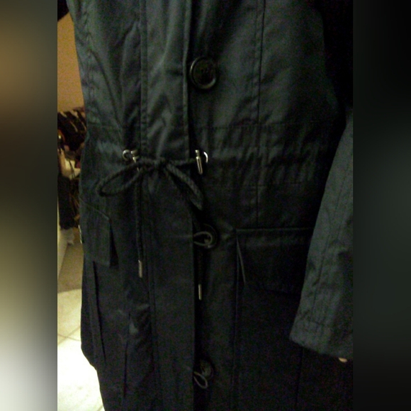 BNWT EXQUISITE JACKET BY URBAN REPUBLIC SZ. MED BLACK W/ DRAWSTRINGS PKTS HOODIE - Picture 13 of 15